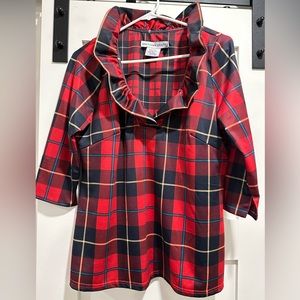 Gretchen Scott Plaid Blouse